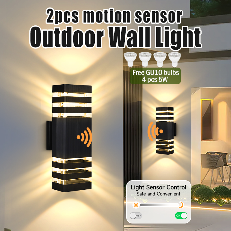 Outdoor Power Outlet Weatherproof - Sensor Light Outdoor Wall Lamp GU10