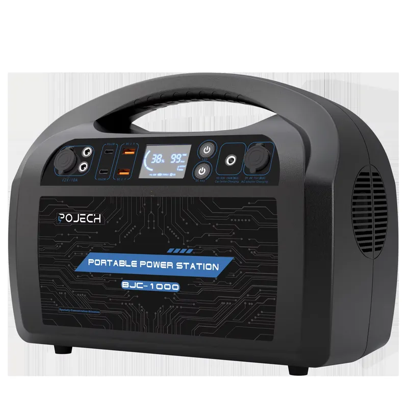 Outdoor Uninterruptible Power Supply - Portable Solar Power Station 1000W High