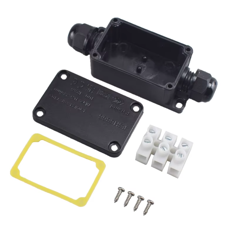 Outdoor Power Outlet Box - Waterproof Junction Box 2 Way 3