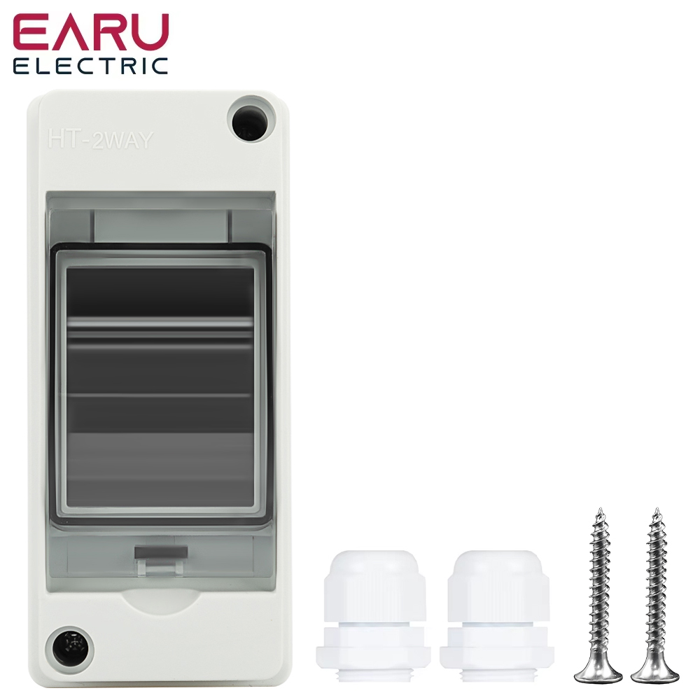 Outdoor Power Outlet Box - HT-2 IP65 Waterproof Distribution Breaker Box