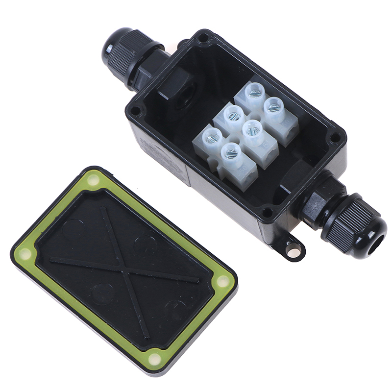 Outdoor Power Outlet Box - 2 Way Outdoor Waterproof IP66 Electrical
