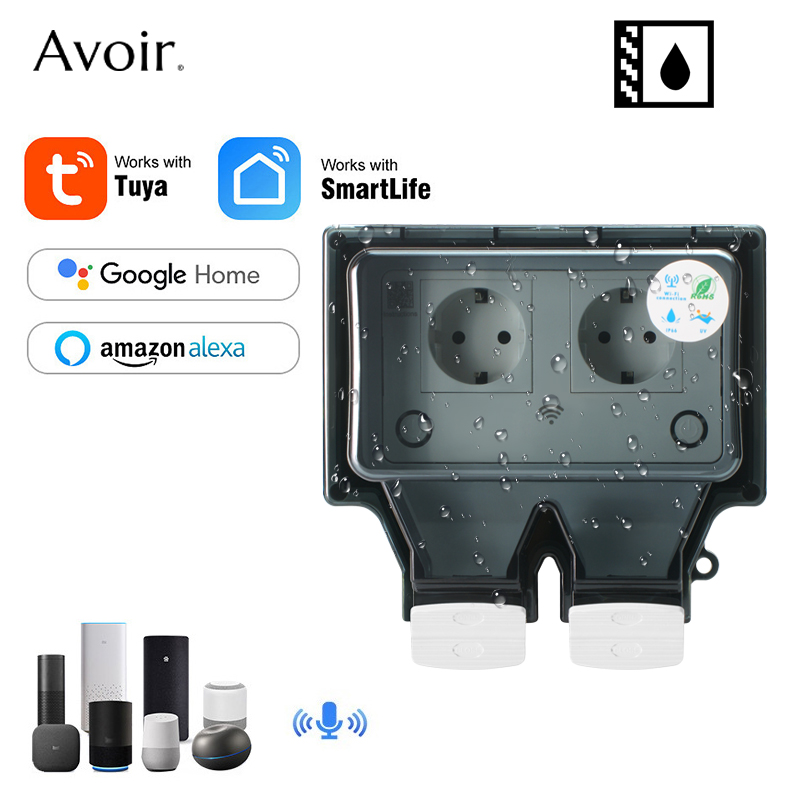 Avoir Tuya Tường Điện Ổ Cắm Ip - đánh giá và giá Outdoor Power Rack
