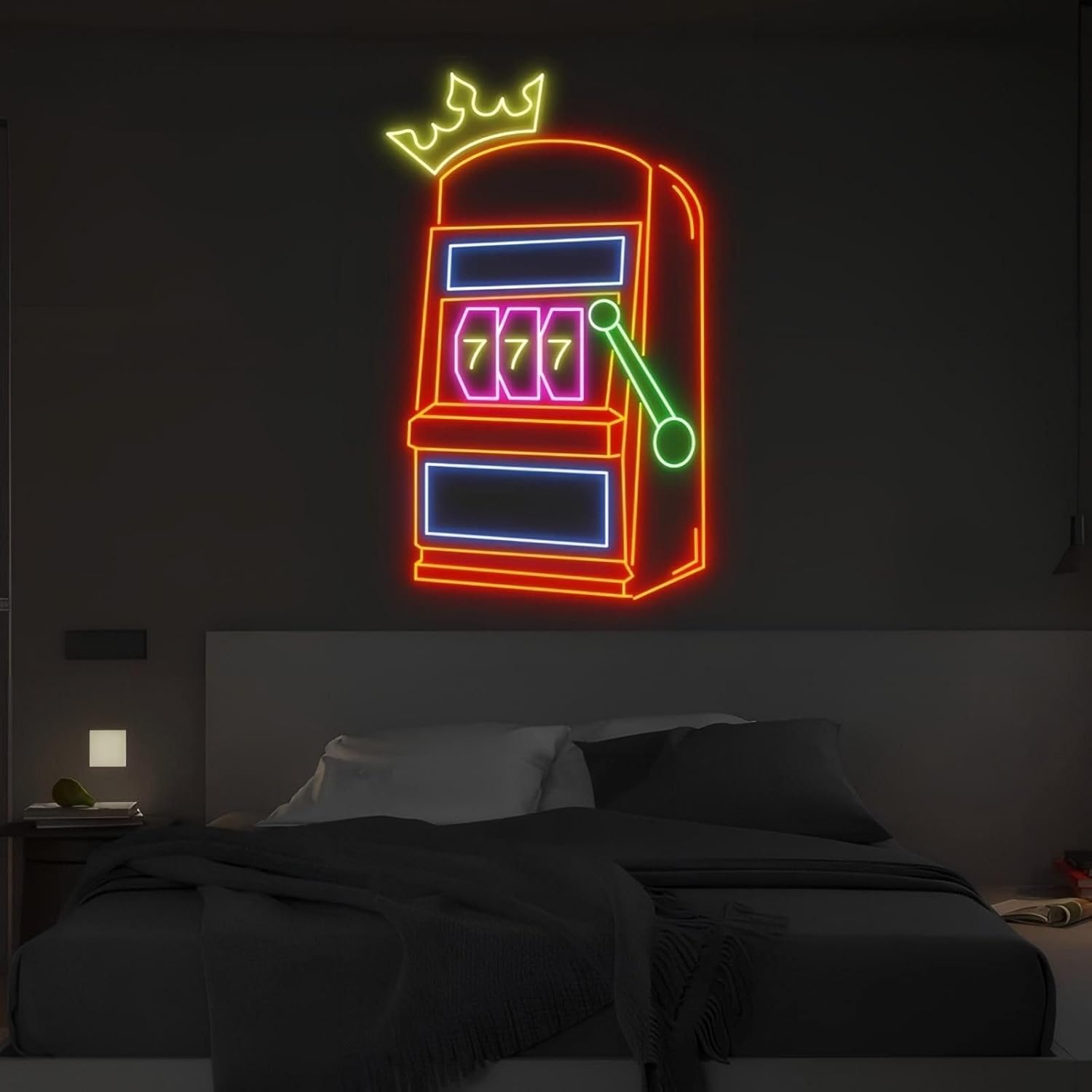 Slot Machine Neon Sign Game Ic - đánh giá và giá Outdoor Power Garage