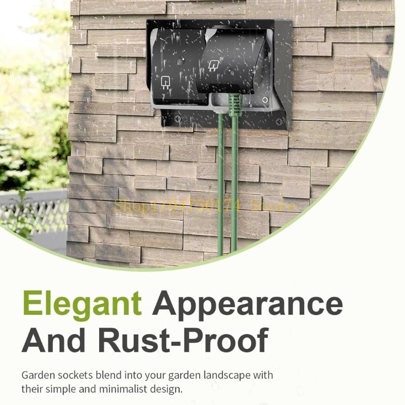 Ổ cắm ngoài trời không thấm nư - đánh giá và giá Outdoor Power Outlet Install