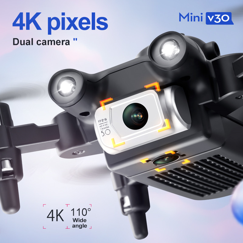 Mini V30 WiFi FPV Drone With 4 - đánh giá và giá Outdoor Power Box
