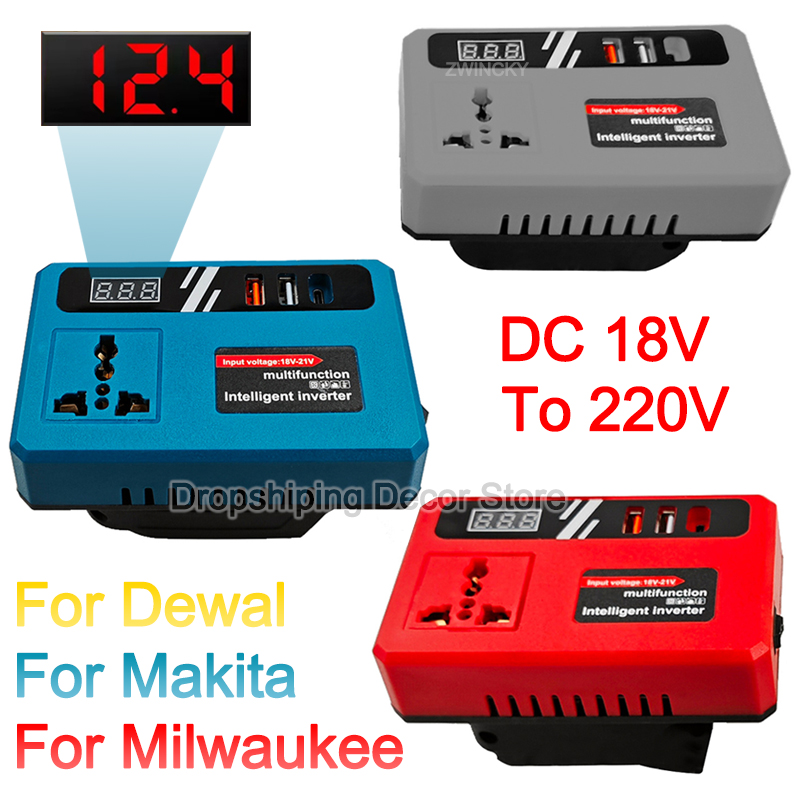 Power Inverter DC 18V To 220V  - đánh giá và giá Outdoor Power Inverter