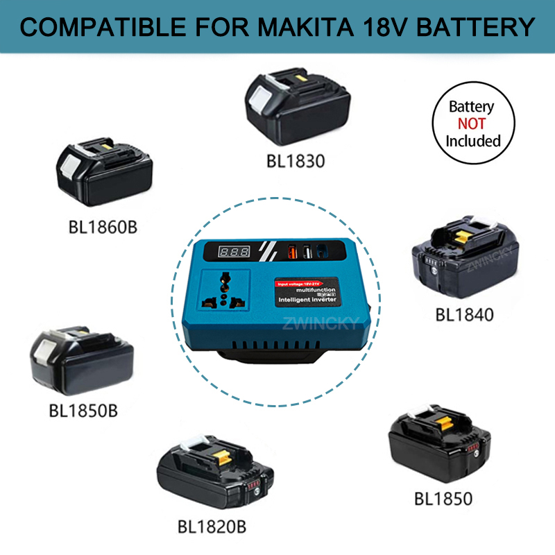 Power Inverter DC 18V To 220V  - đánh giá và giá Outdoor Power Inverter