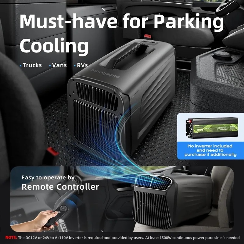 5200BTU Portable Air Condition - đánh giá và giá Outdoor Power Garage