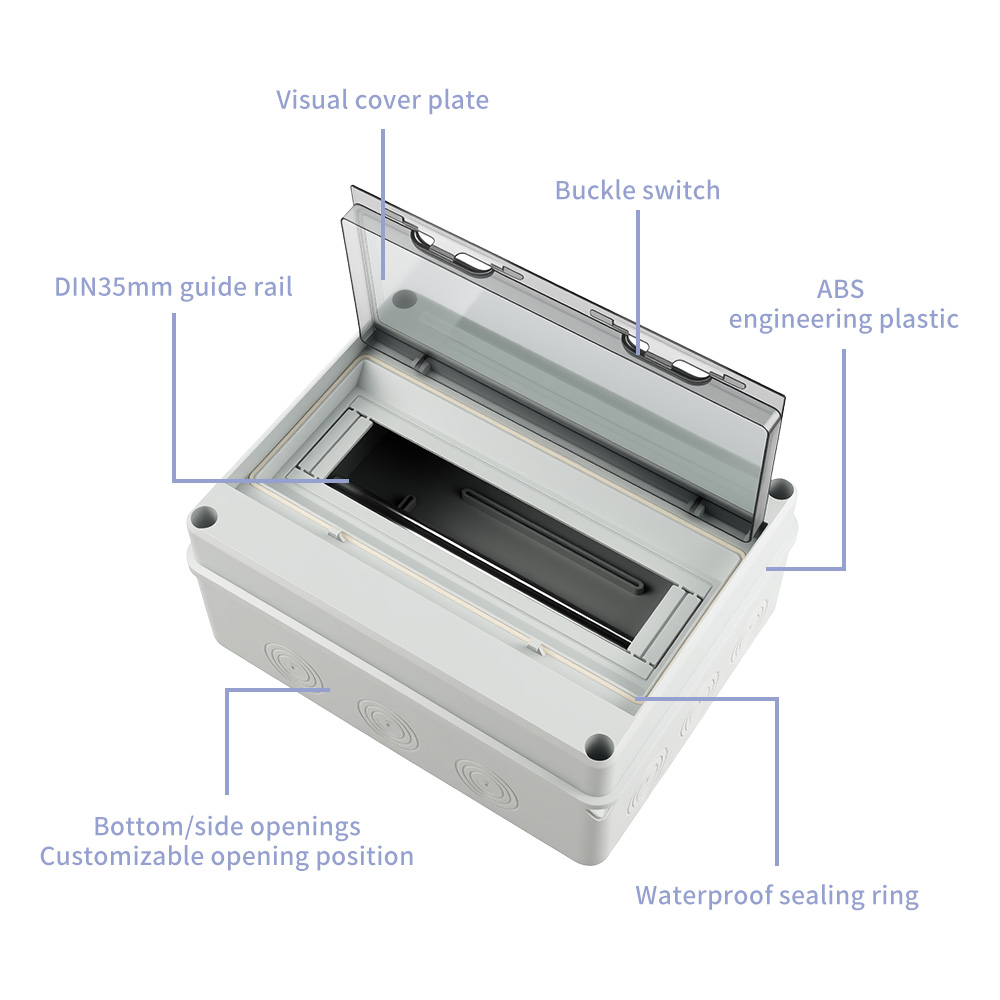 HT Series Waterproof Distribut - đánh giá và giá Outdoor Power Outlet Box
