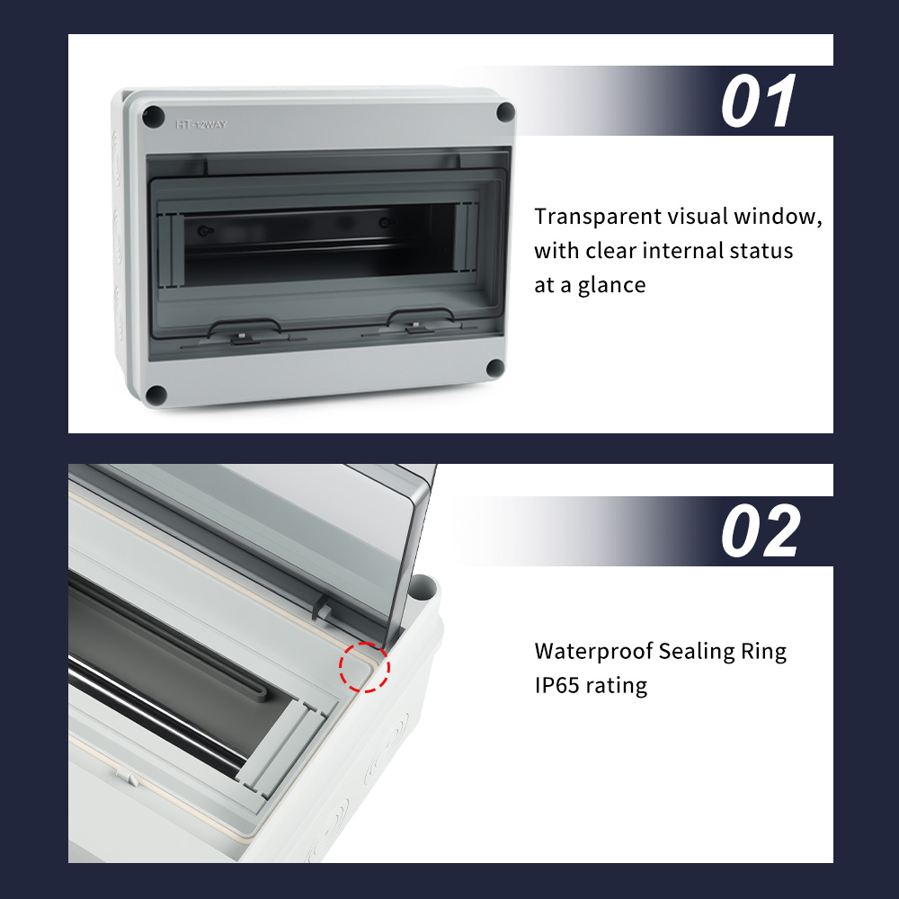 HT Series Waterproof Distribut - đánh giá và giá Outdoor Power Outlet Box