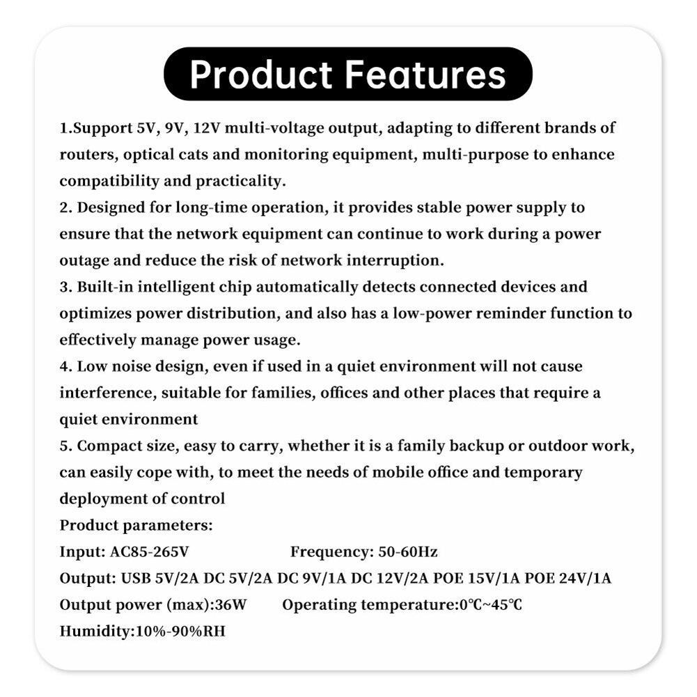 1018L 5V 9V 12V Backup DC UPS  - đánh giá và giá Outdoor Uninterruptible Power Supply
