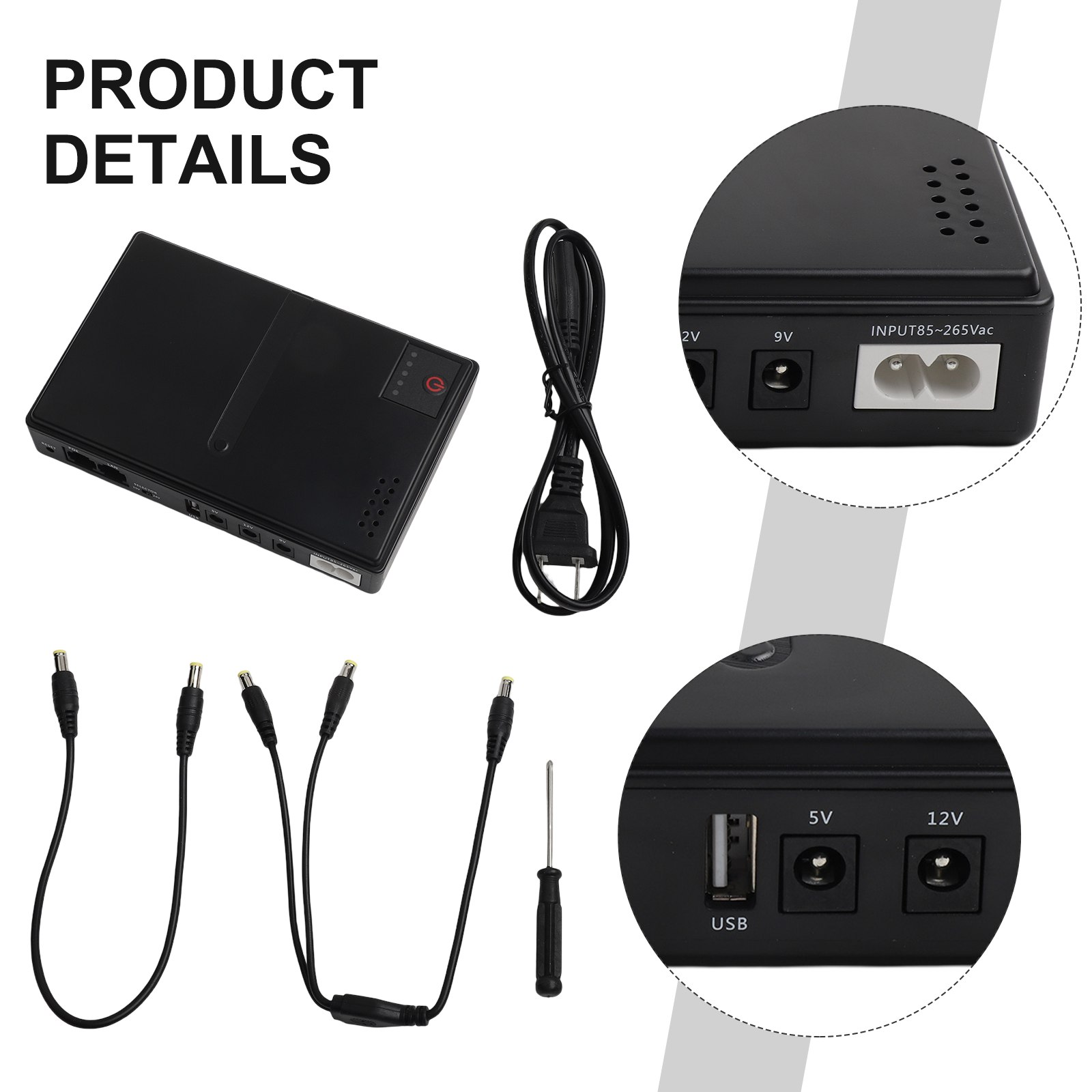 1018L 5V 9V 12V Backup DC UPS  - đánh giá và giá Outdoor Uninterruptible Power Supply