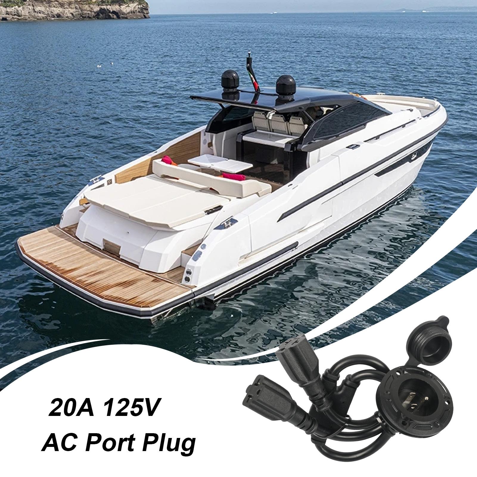 US Standard 125V RV Power Inle - đánh giá và giá Outdoor Power Outlet Install
