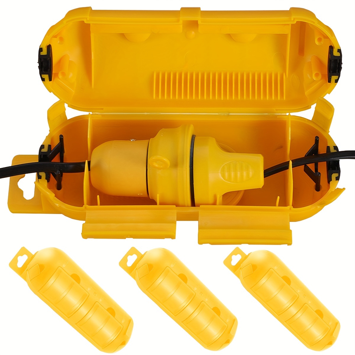 Extension Yellow Cord Safety C - đánh giá và giá Outdoor Power Outlet Box