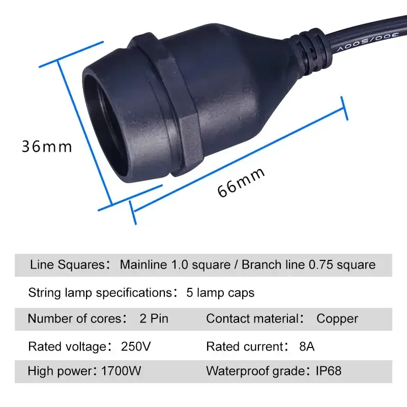 Outdoor E27 Threaded Head Lamp - đánh giá và giá Outdoor Power Strip Weatherproof