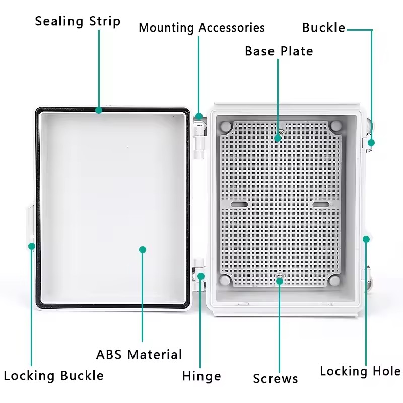 IP66 Electrical Plastic Enclos - đánh giá và giá Outdoor Power Outlet Box