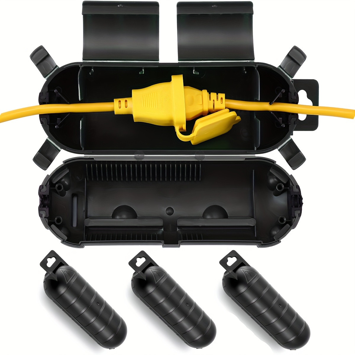 Extension Cord Plug Connection - đánh giá và giá Outdoor Power Outlet Cover