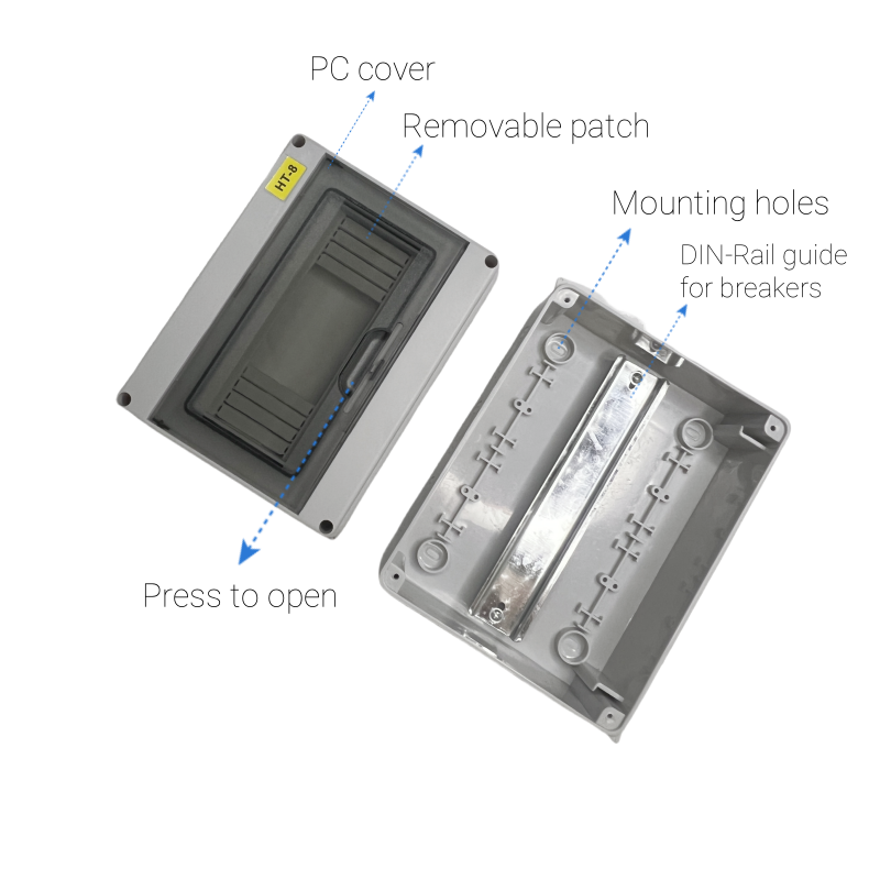 IP65 Distribution Box for DC B - đánh giá và giá Outdoor Power Outlet Box