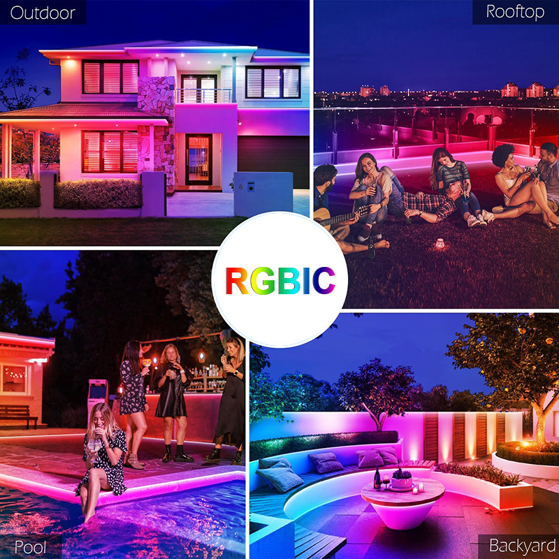 Waterproof Colorful Light Stri - đánh giá và giá Outdoor Power Strip Weatherproof