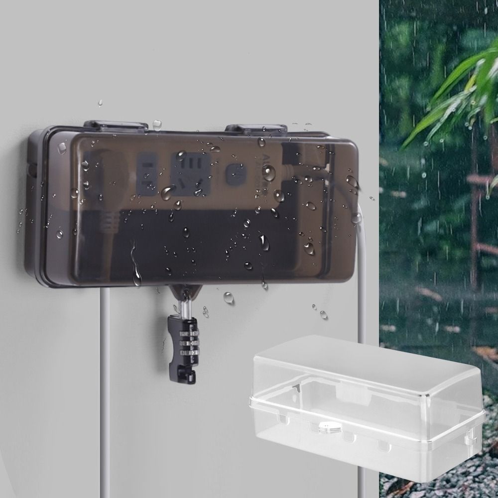 Durable Plastic Plug Box Anti- - đánh giá và giá Outdoor Power Outlet Weatherproof