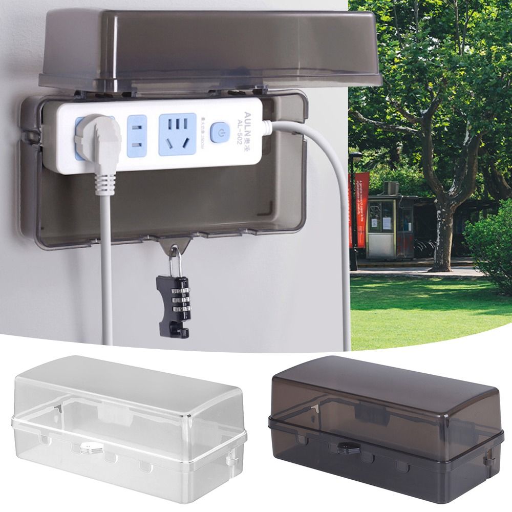 Durable Plastic Plug Box Anti- - đánh giá và giá Outdoor Power Outlet Weatherproof