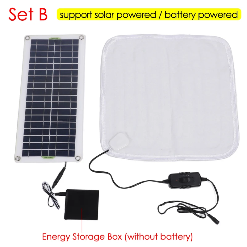 12V 50W Solar Panel Powered El - đánh giá và giá Outdoor Power Heater