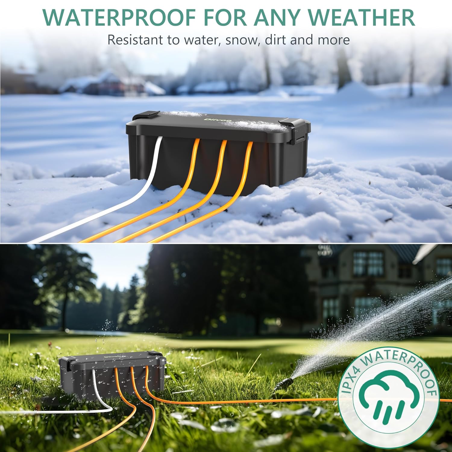 Diivoo Outdoor Waterproof Elec - đánh giá và giá Outdoor Power Outlet Box