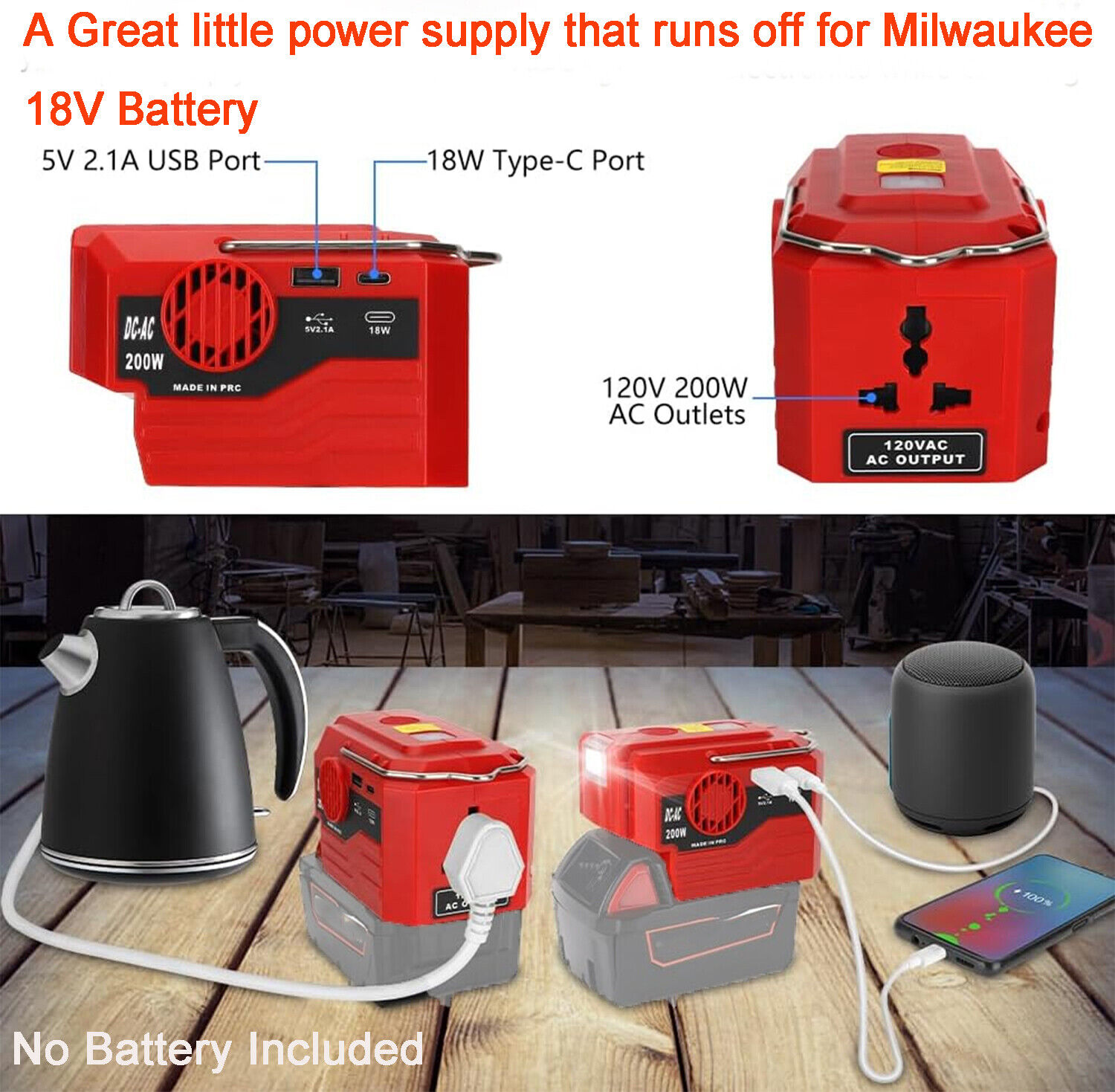 200W Portable Power Inverter 1 - đánh giá và giá Outdoor Power Inverter