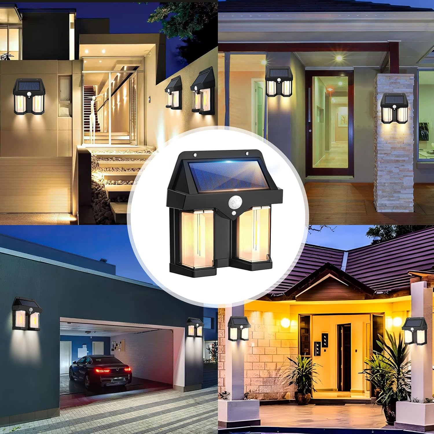 Solar Powered Wall Light Vinta - đánh giá và giá Outdoor Power Outlet Weatherproof