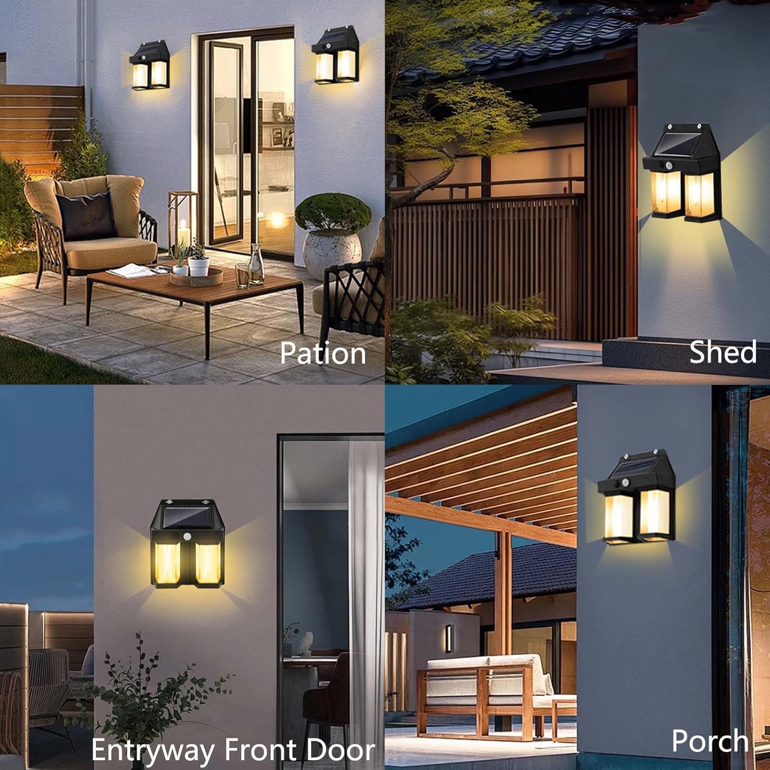 Solar Powered Wall Light Vinta - đánh giá và giá Outdoor Power Outlet Weatherproof