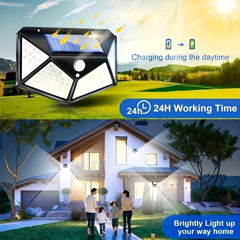 1~8Pcs 100LED Solar Lights wit - đánh giá và giá Outdoor Power Outlet Weatherproof