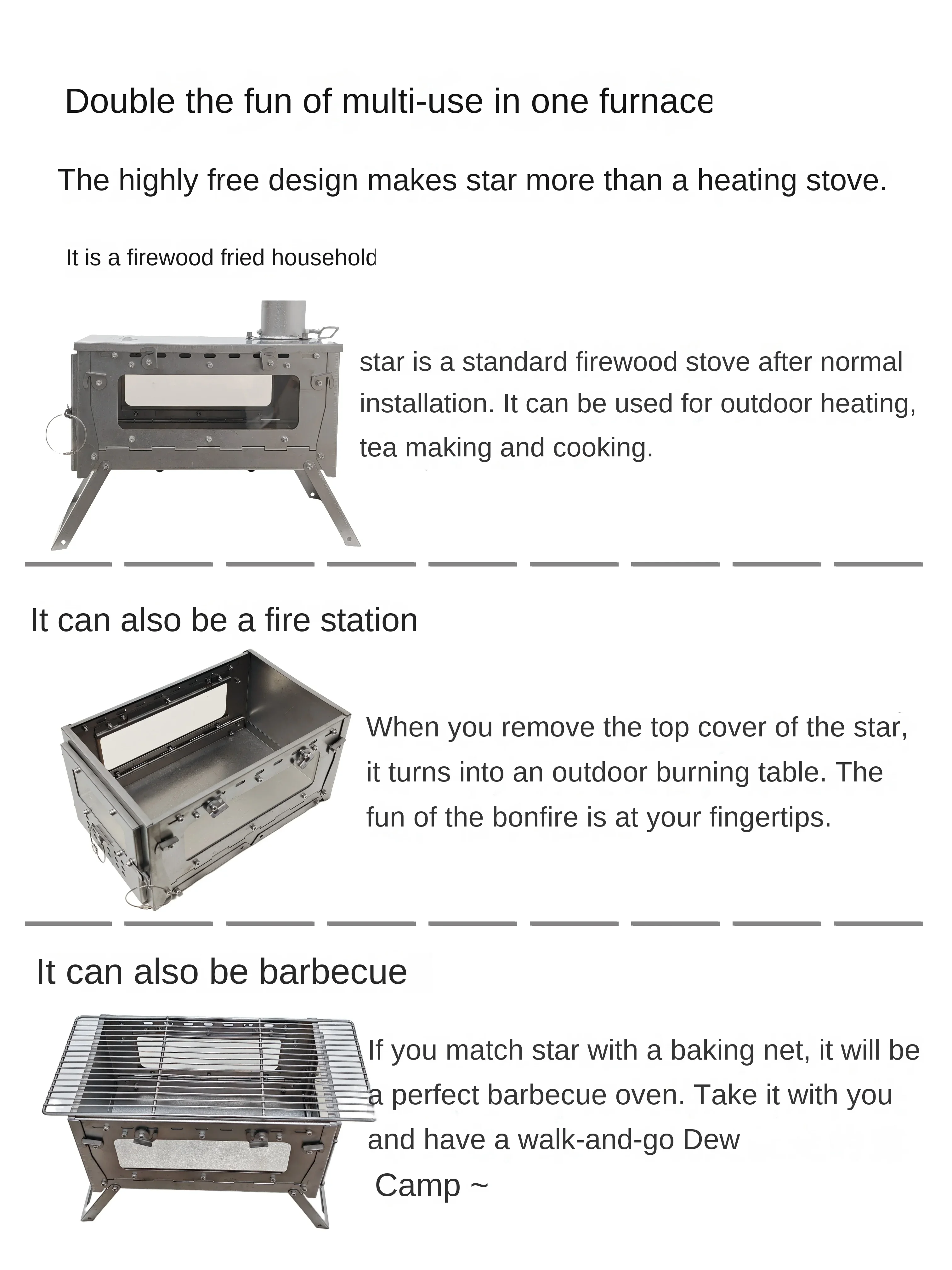 WT Star Ti Titanium Alloy Fold - đánh giá và giá Outdoor Power Heater
