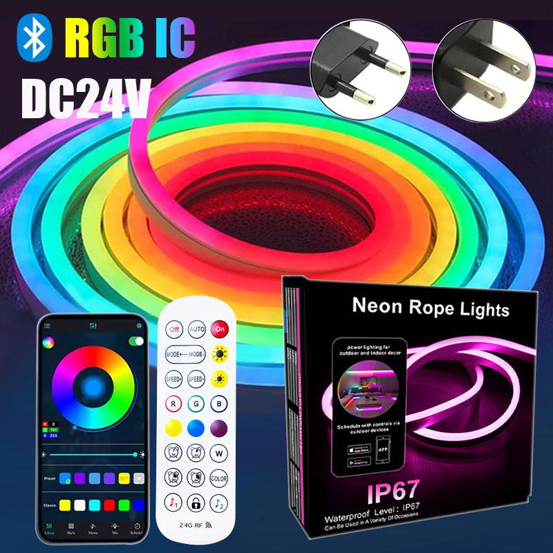 24V Addressable Neon Led Ribbo - đánh giá và giá Outdoor Power Strip Weatherproof