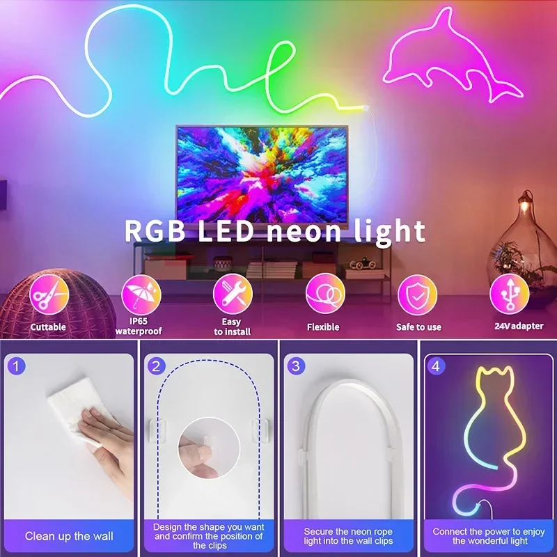 24V Addressable Neon Led Ribbo - đánh giá và giá Outdoor Power Strip Weatherproof