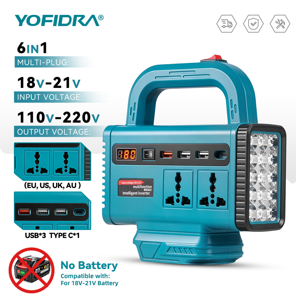 YOFIDRA 220V Portable Power In - đánh giá và giá Outdoor Power Inverter