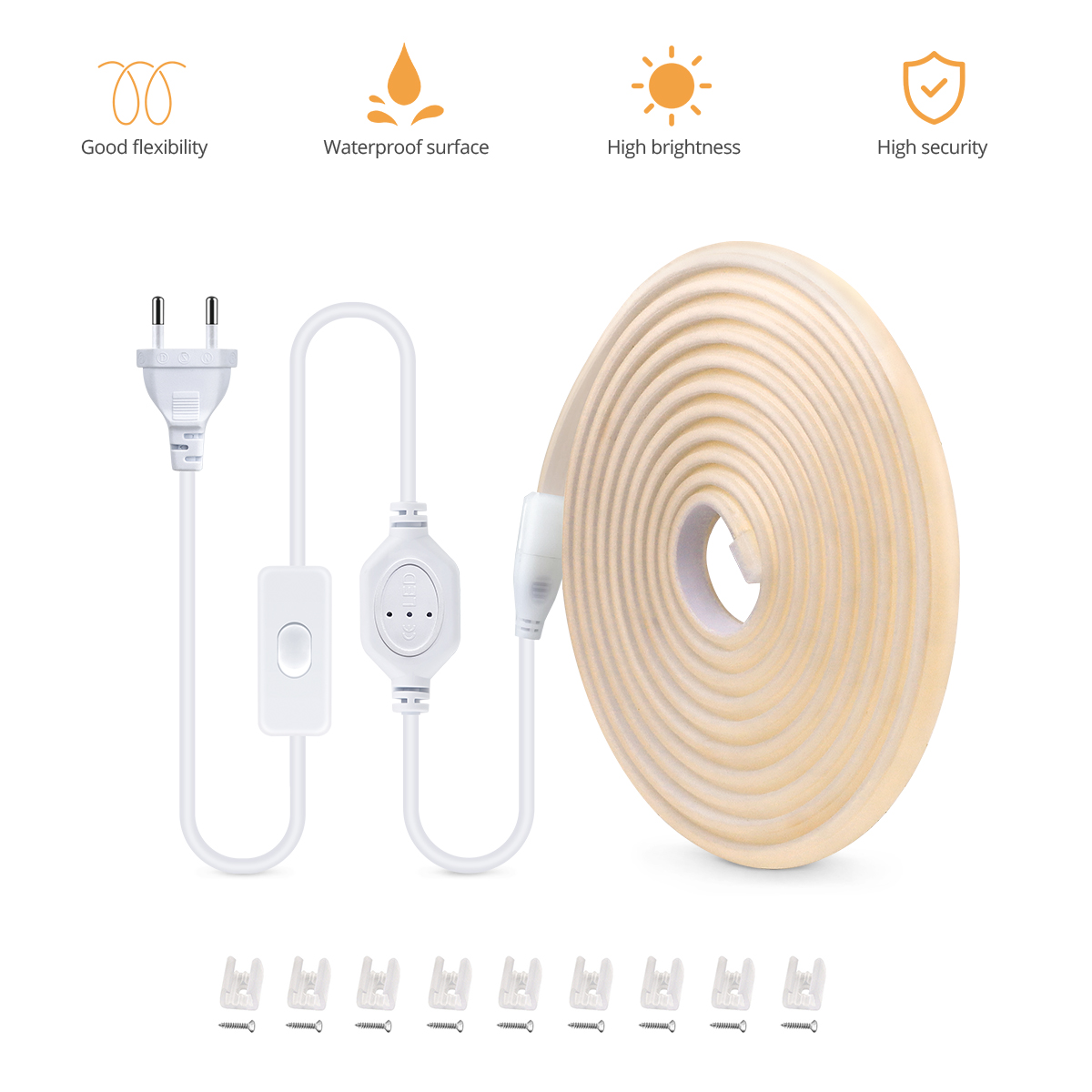 110V 220V COB LED Strip Outdoo - đánh giá và giá Outdoor Power Strip Weatherproof