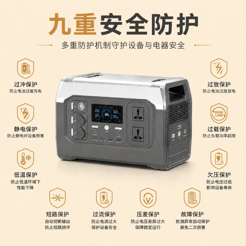 1800W Portable Power Station U - đánh giá và giá Outdoor Uninterruptible Power Supply