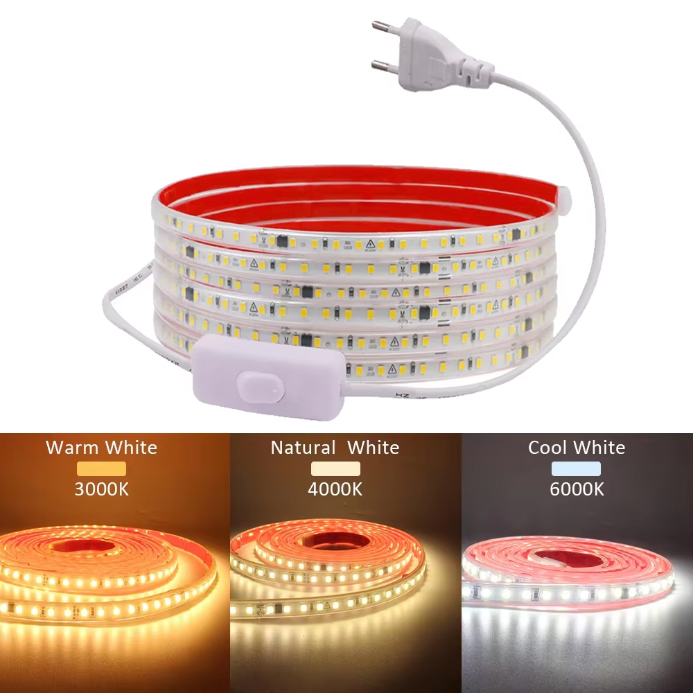 220V IP68 Waterproof 120LEDs/m - đánh giá và giá Outdoor Power Strip Weatherproof