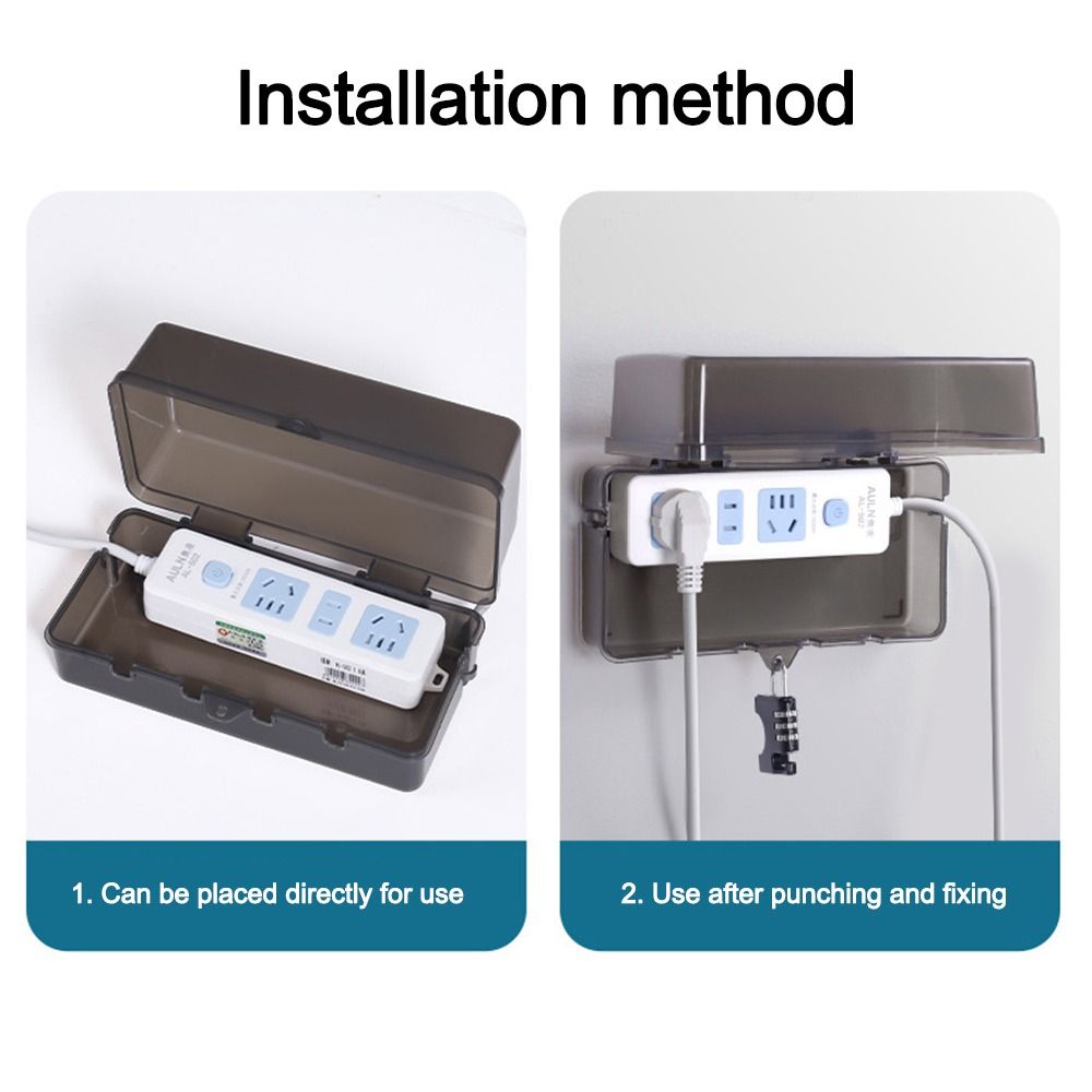 Portable Plastic Plug Box Anti - đánh giá và giá Outdoor Power Outlet Weatherproof