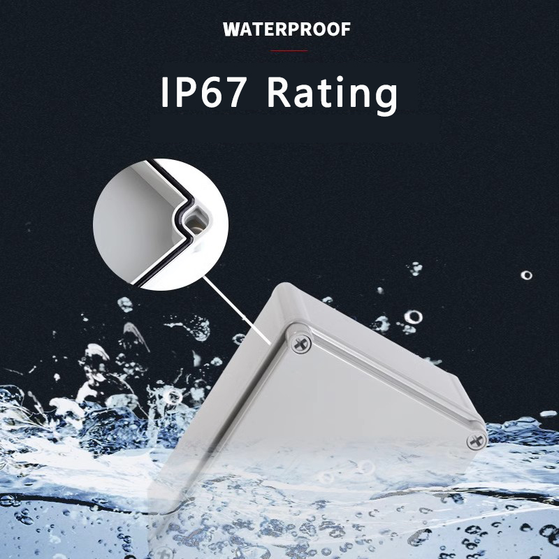 IP67 Gray/Transparent Cover Ou - đánh giá và giá Outdoor Power Junction
