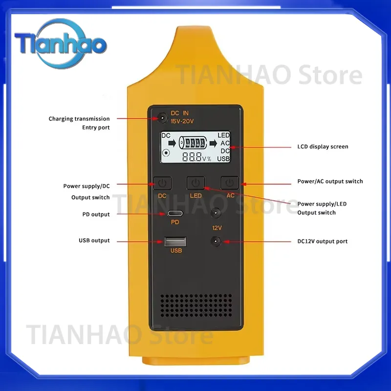 200W Multi-Function Solar Powe - đánh giá và giá Outdoor Uninterruptible Power Supply