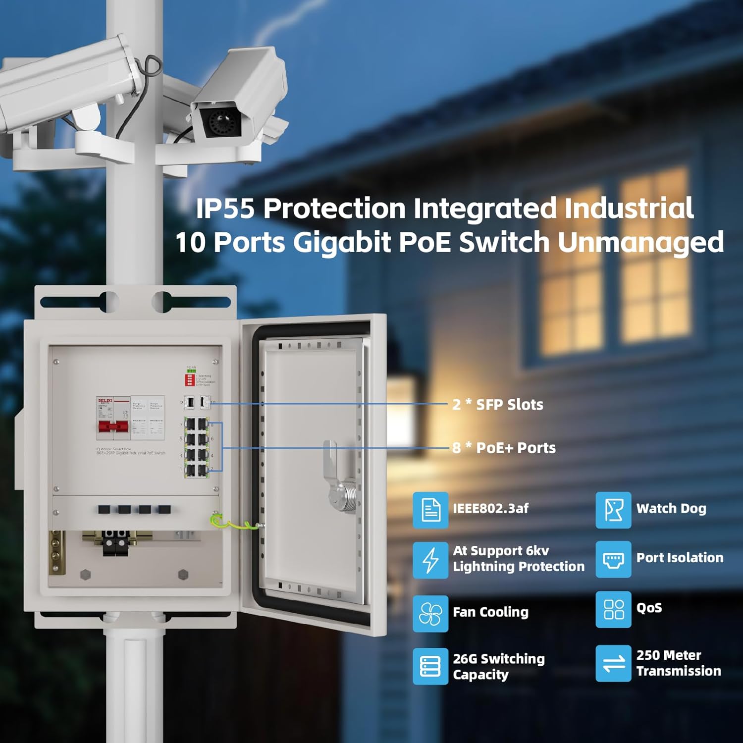 KeepLiNK Outdoor Smart Network - đánh giá và giá Outdoor Power Box