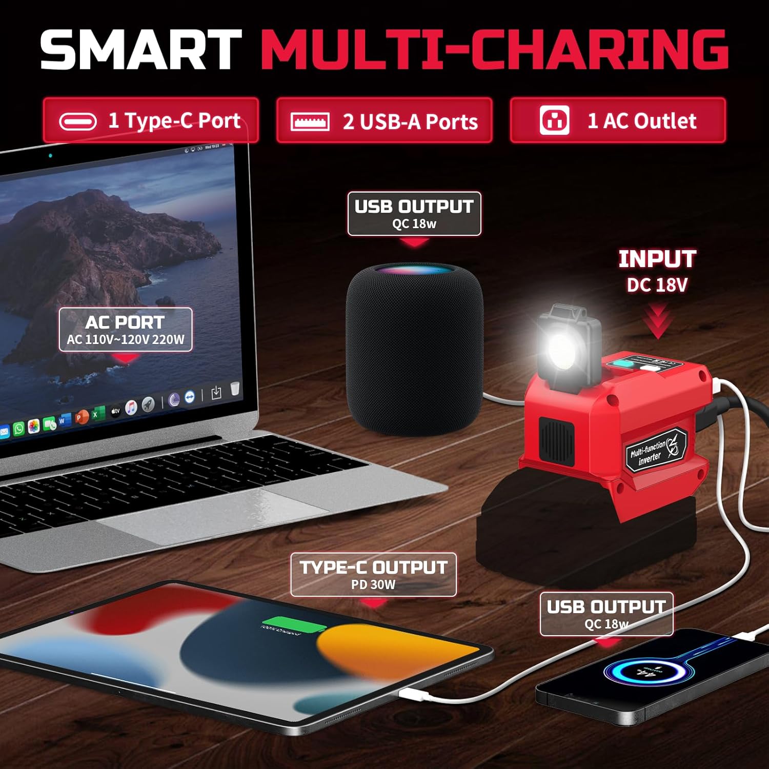 Kzreect 220W Power Inverter Co - đánh giá và giá Outdoor Power Inverter