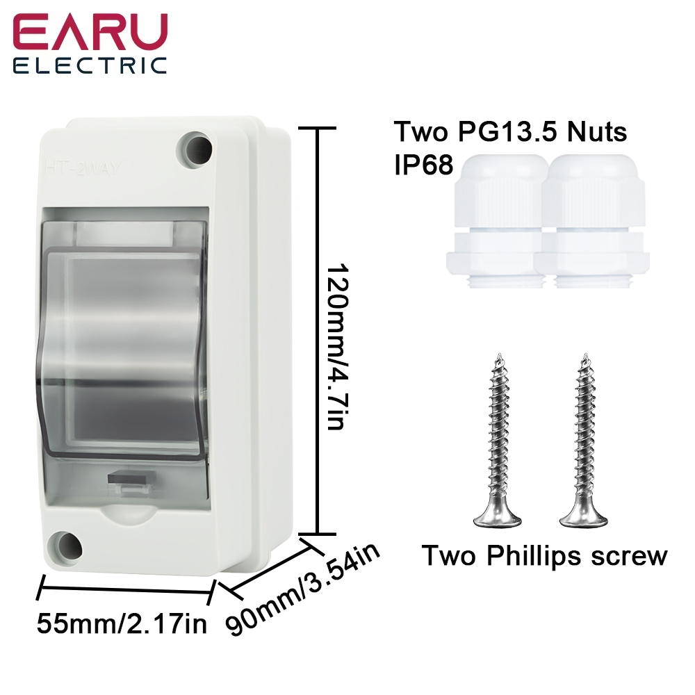 HT-2 IP65 Waterproof Distribut - đánh giá và giá Outdoor Power Outlet Box