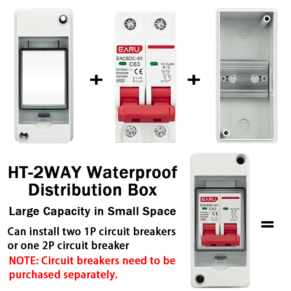 HT-2 IP65 Waterproof Distribut - đánh giá và giá Outdoor Power Outlet Box